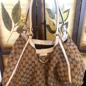 !!GG Canvas Medium Abbey Hobo!!